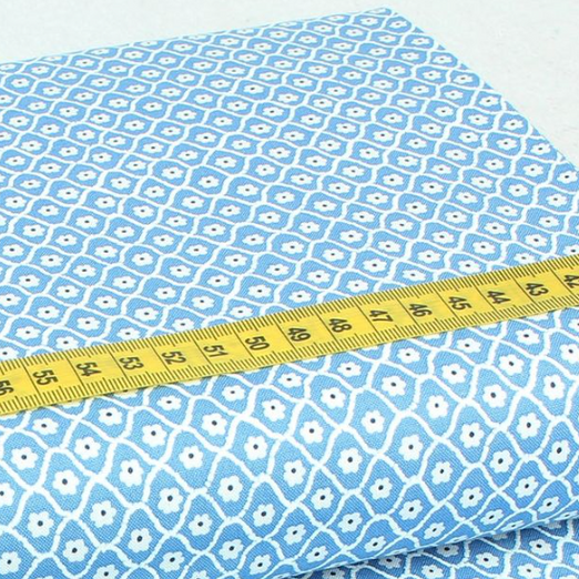 Baumwolle MICHAEL MILLER Flower Net Wedgewood