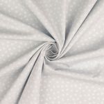 Coton Petites Ancres Gris Clair