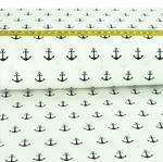Baumwolle Anchor Schwarz auf Weiß Baumwolle Anchor Schwarz auf Weiß