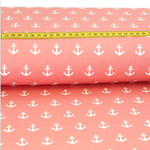 Baumwolle Anchor auf Altrosa Baumwolle Anchor auf Altrosa