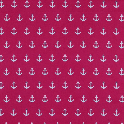 Baumwolle Anchor auf Pink