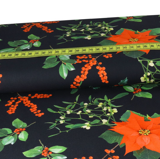 Baumwolle WEIHNACHTEN Christmas Green Digital