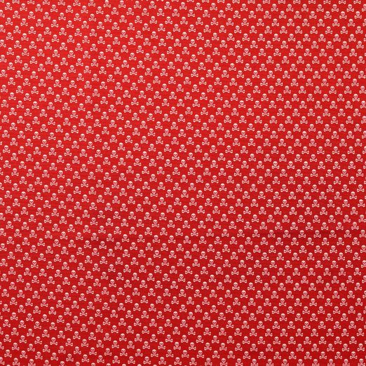 Baumwolle Darling Mini Totenköpfe Rot Baumwolle Darling Mini Totenköpfe Rot