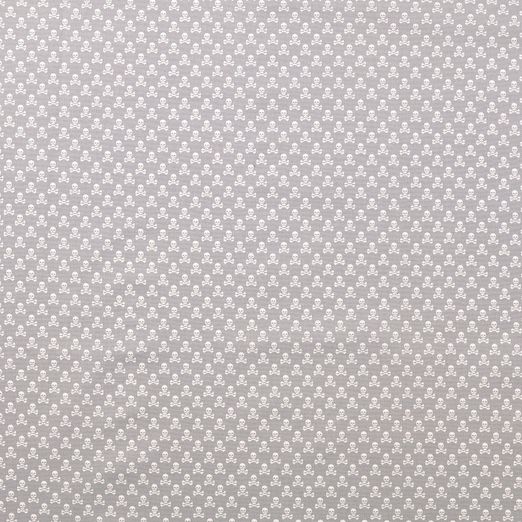 Baumwolle Darling Mini Totenköpfe Grau Baumwolle Darling Mini Totenköpfe Grau