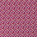 Baumwolle Kleine Blumen Skulls auf Pink