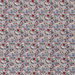 Coton Crânes Colorés sur Gris