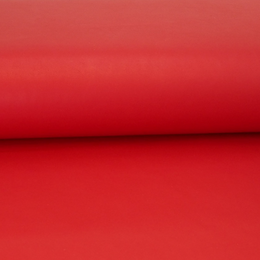 Narbenlederimitat - weiches Kunstleder Rot