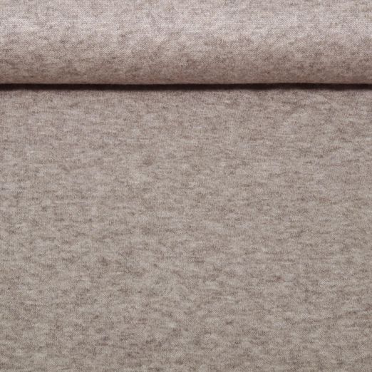 Viscose Jersey tricoté Madeleine - Mélange taupe