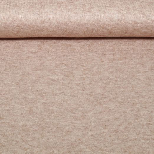 Viskosestrickjersey Madeleine - Beige Melange
