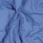 Quiltet jakkestof - lavendelblå vatteret doubleface