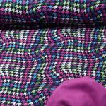 Softshell - Hahnentritt Fuchsia