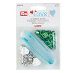 Prym LOVE Jersey Druckknöpfe - grün - 8mm - mit Werkzeug und Aufsätzen - 21 Stück-2