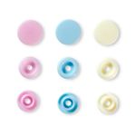 Prym LOVE Snap Druckknöpfe - rosa/hellblau/perle - 12,4mm - 30 Stück-0