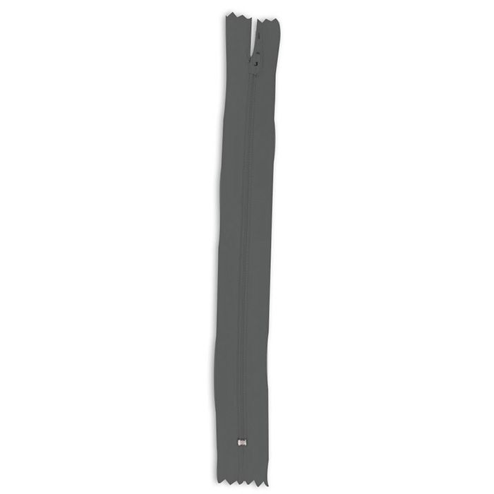 Reißverschluss Unteilbar 30 cm Dunkelgrau-1 Reißverschluss Unteilbar 30 cm Dunkelgrau-1