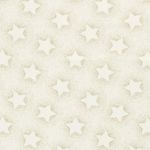 Popeline Coton - Étoiles Dorées en Spray sur Écru