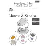 Mützen-Schal-Set - Damen/Herren/Kinder - Papierschnittmuster-0