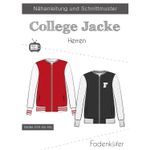 College Jacke Herren -Papierschnittmuster-0