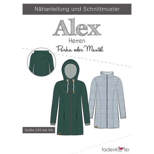 Parka/Mantel - Alex Herren - Papierschnittmuster