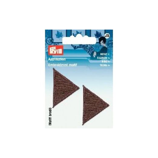 PRYM Patch - Triangle - Petit - Marron - 2 pièces