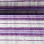 Mantelstoff - Flausch Karo Lila