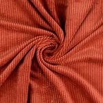 Velours côtelé large brique rouge