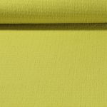 Tejido de la blusa y el vestido - verde kiwi arrugado