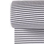 Bord-côte - Rayé gris foncé blanc teint dans la masse