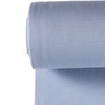 Puño Canalé Fino Liso Celeste Bebé