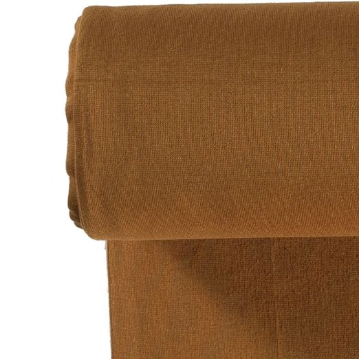 Bündchen Feinripp Uni Cognac