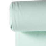 Puño Canalé Fino Liso Menta Clara