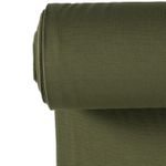 Puño Canalé Fino Liso Verde Abeto