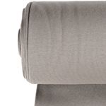 Puño de canalé fino liso gris ratón