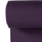 Bündchen Feinripp Uni Purpurviolett