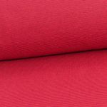 Streifenbündchen Bicolour Rot/Weinrot