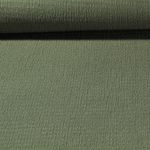 Tela para blusa y vestido - Verde militar arrugado