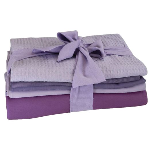 Paquet surprise - Mélange de tissus Uni - Lilas - 2,5m