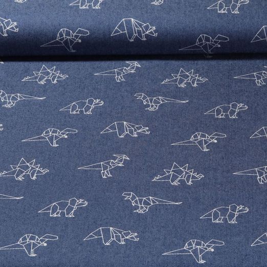 Jeans - Stretch Dinos Blau