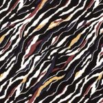 Viscose - Twill Zebra Diagonal Brun