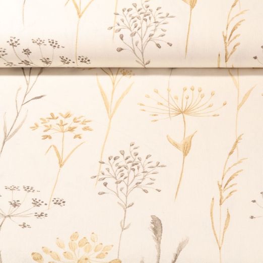 Toile canevas - Herbes de prairie Vanille