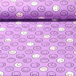 Jersey - Glow In The Dark Smileys Violett-0