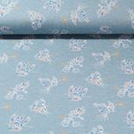 Jersey -  Robots Mélange bleu fumée Teinté dans la masse