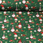 Coton - Noël des lutins Vert