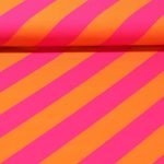 Organický dres - Hamburger Liebe s digitálním potiskem Stripemania Solid Orange Fuchsia
