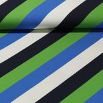 Organický dres - Hamburger Liebe s digitálním potiskem Stripemania Multi Blue Green