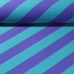 Sweat bio - Amour hambourgeois impression numérique Stripemania Solid Petrol Lila