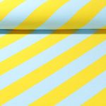 Sweat bio - Impression numérique Stripemania Solid Bleu clair Jaune