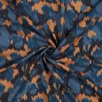 Viscose - Lurex Leo Navy