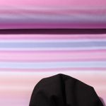 Softshell - Digitaldruck Aquarellstreifen Rosa