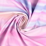 Softshell - Digitální tisk akvarelové růžové pruhy