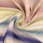 Softshell - Digitální tisk akvarelové modré pruhy